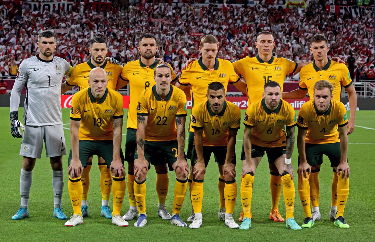 teamfoto voor Australia
