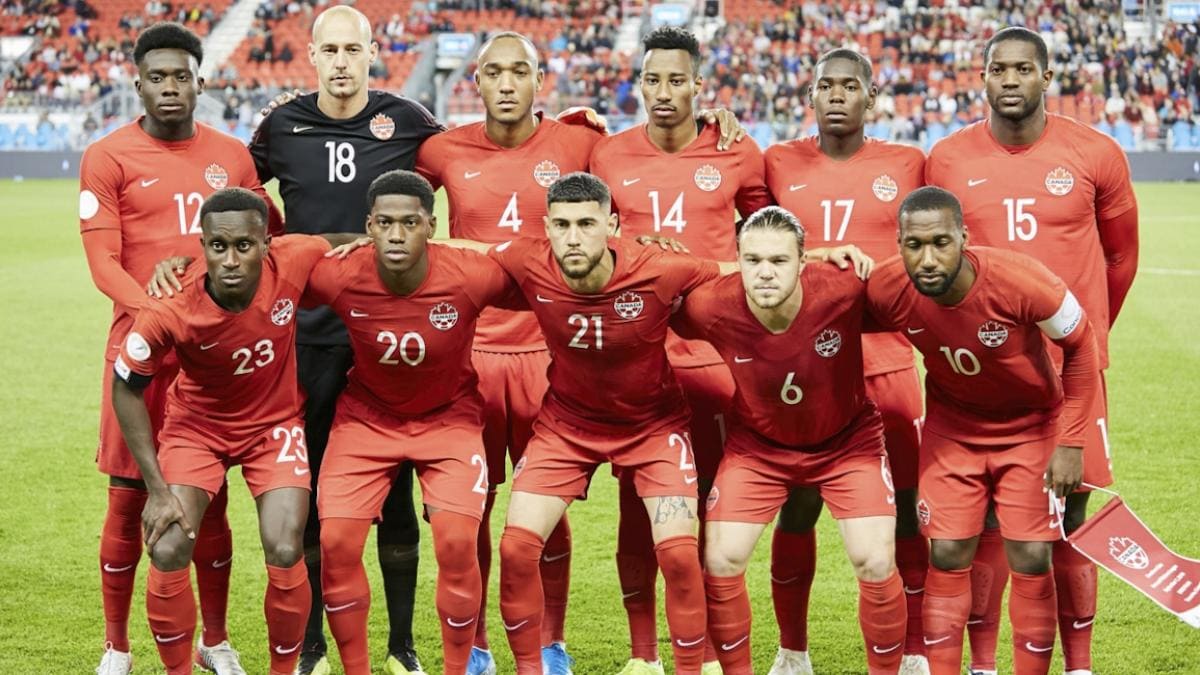 teamfoto voor Canada
