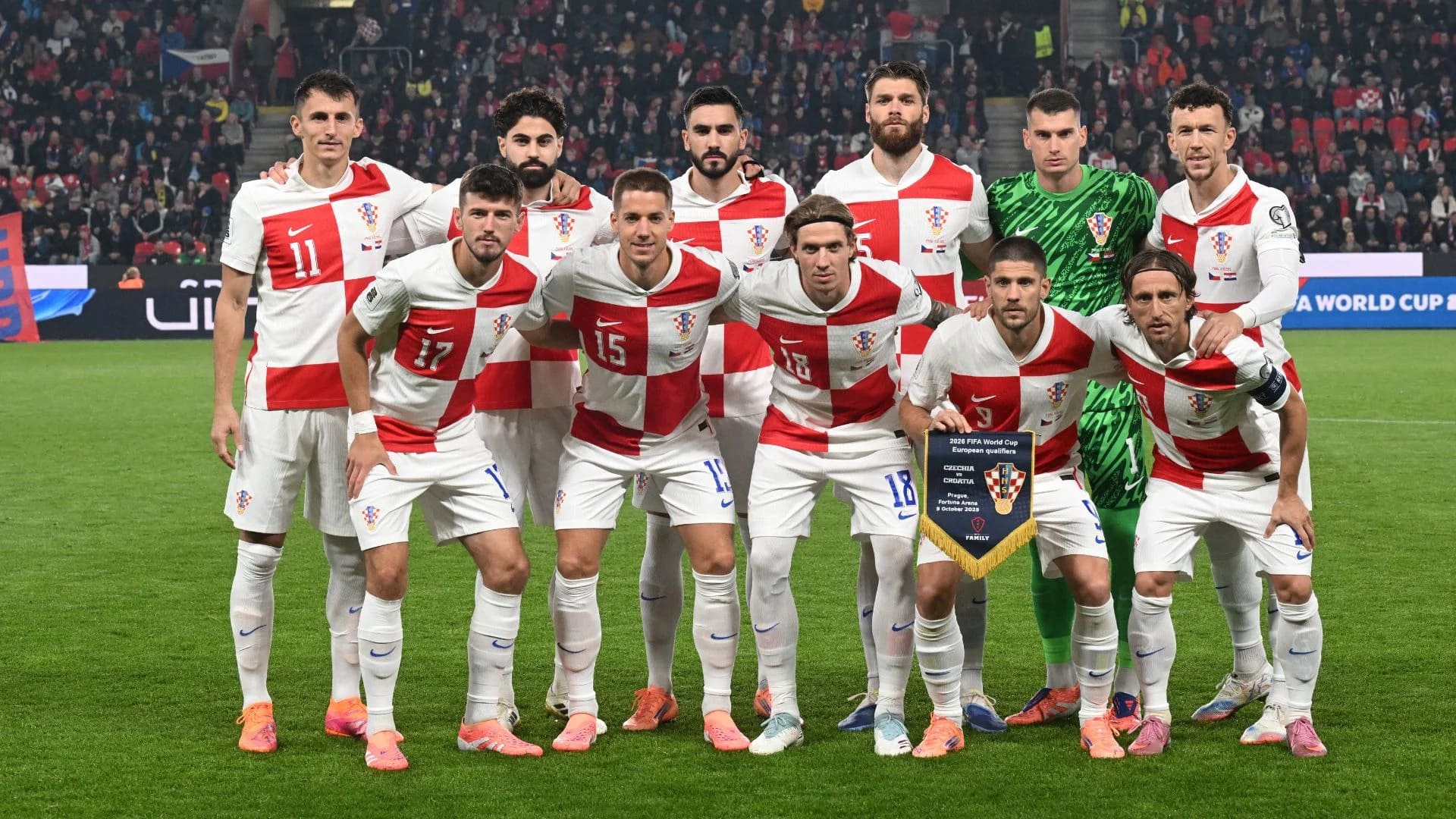 teamfoto voor Croatia