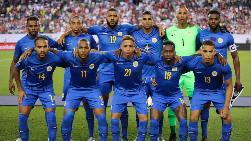 teamfoto voor Curazao
