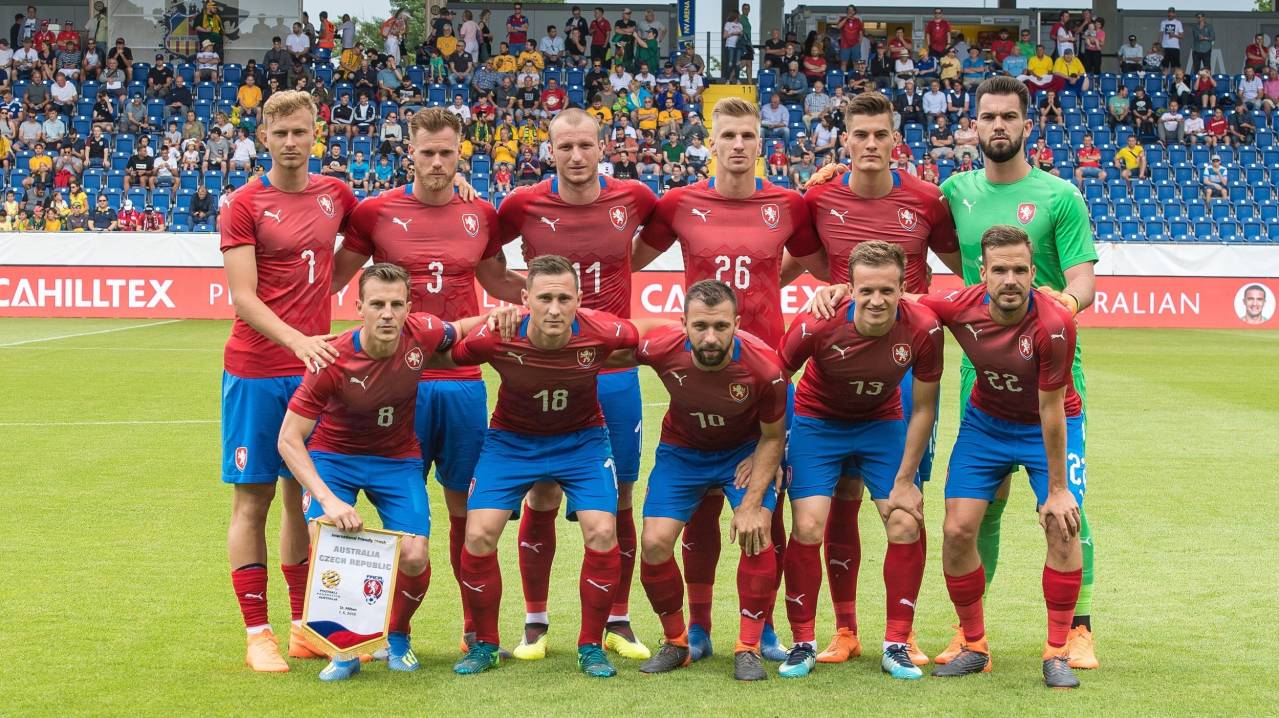 teamfoto voor Czechia