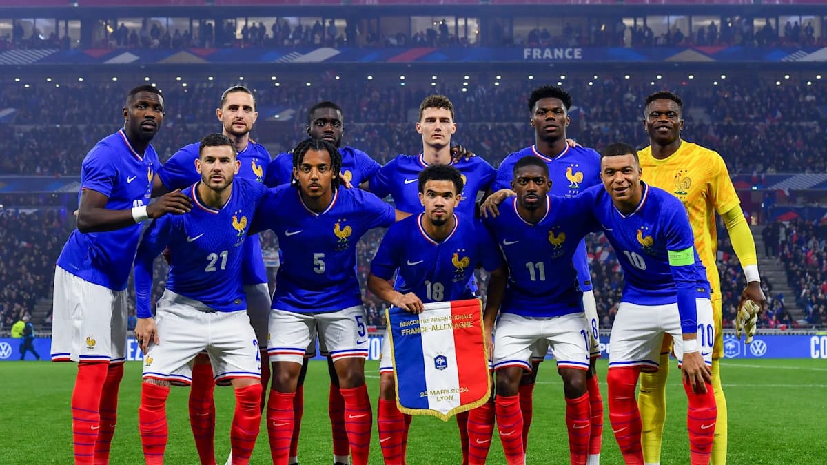 teamfoto voor France