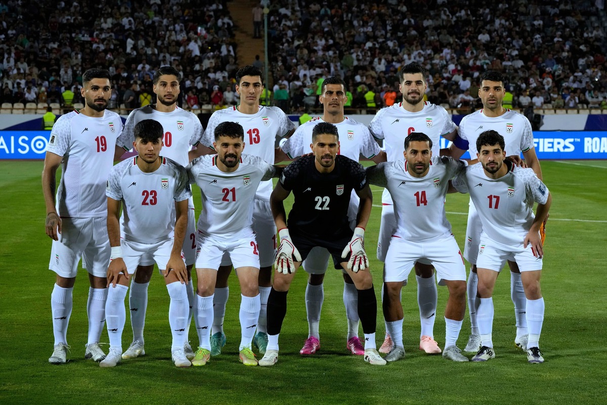 teamfoto voor Iran