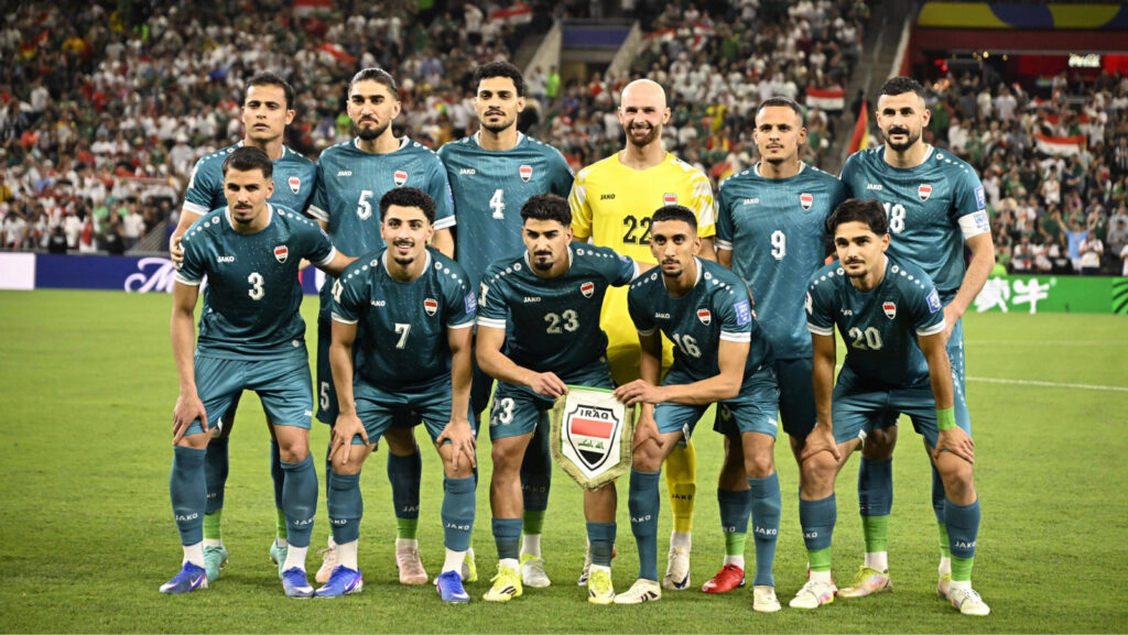 teamfoto voor Iraq