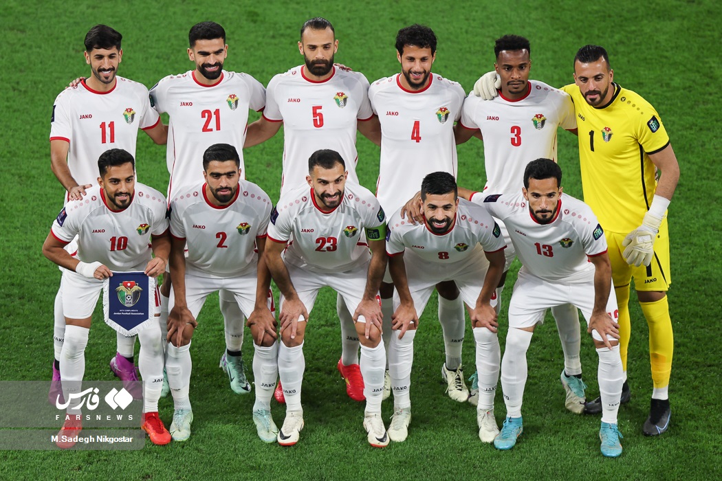 teamfoto voor Jordan