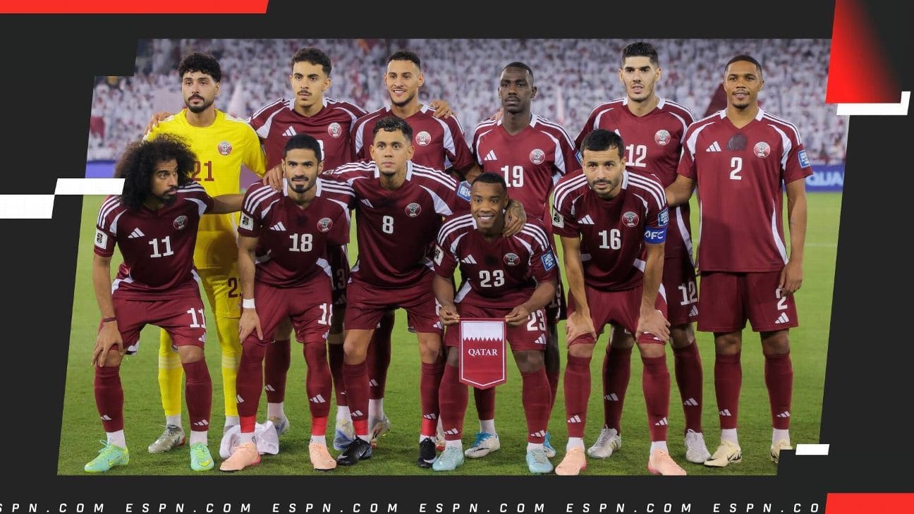 teamfoto voor Qatar