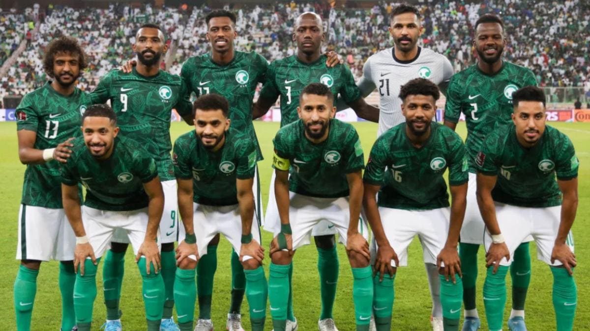 teamfoto voor Saudi Arabia