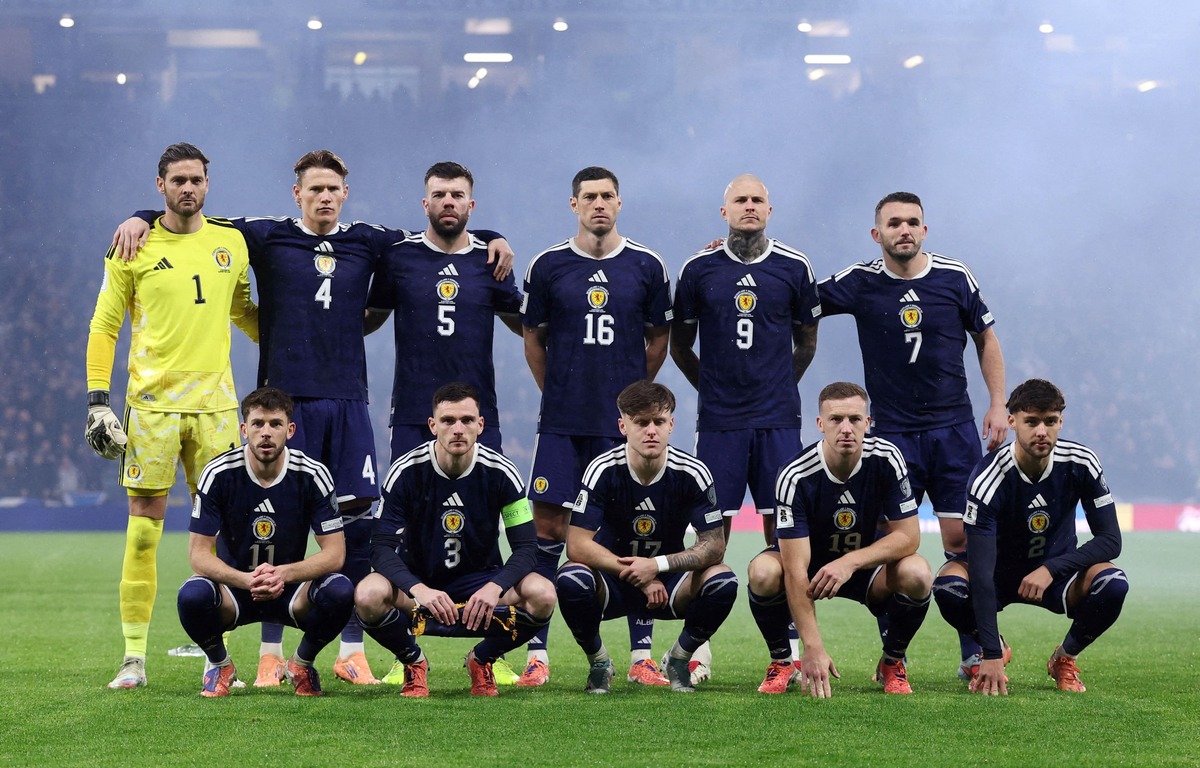 teamfoto voor Scotland