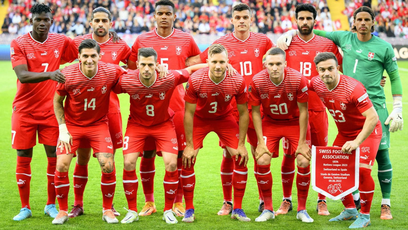 teamfoto voor Switzerland