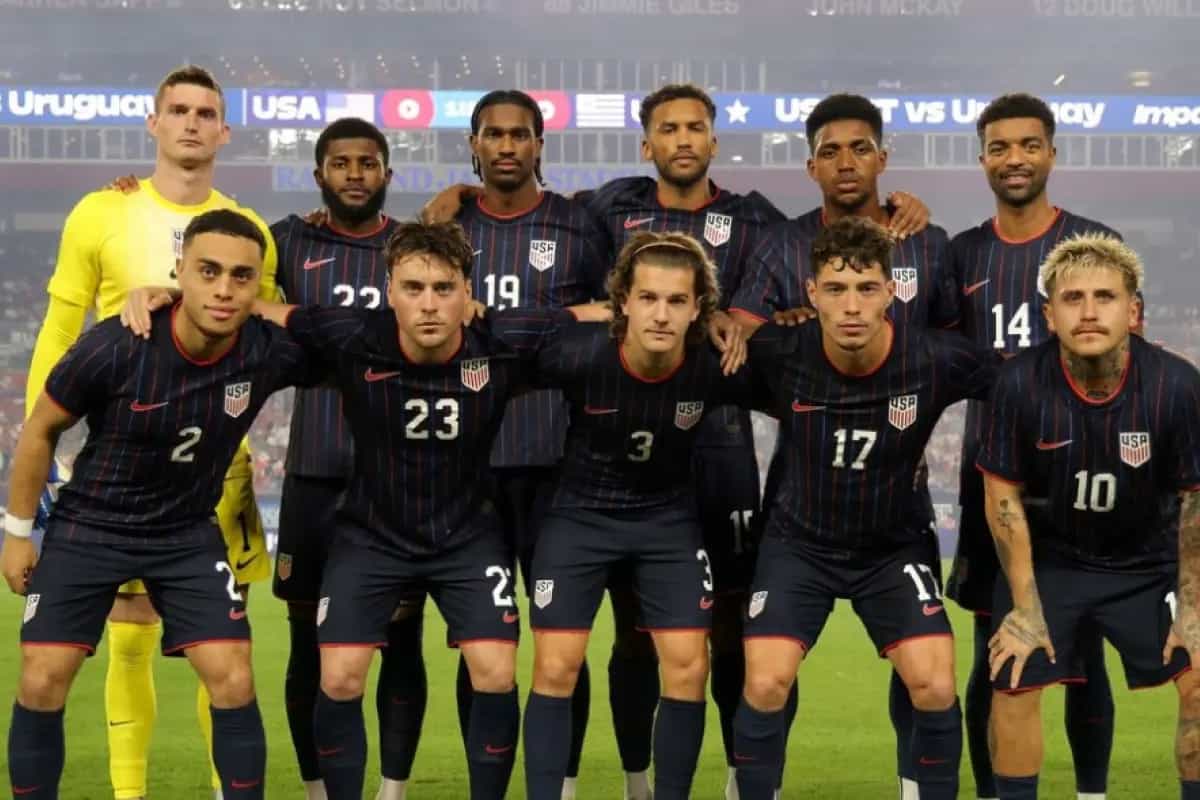 teamfoto voor United States